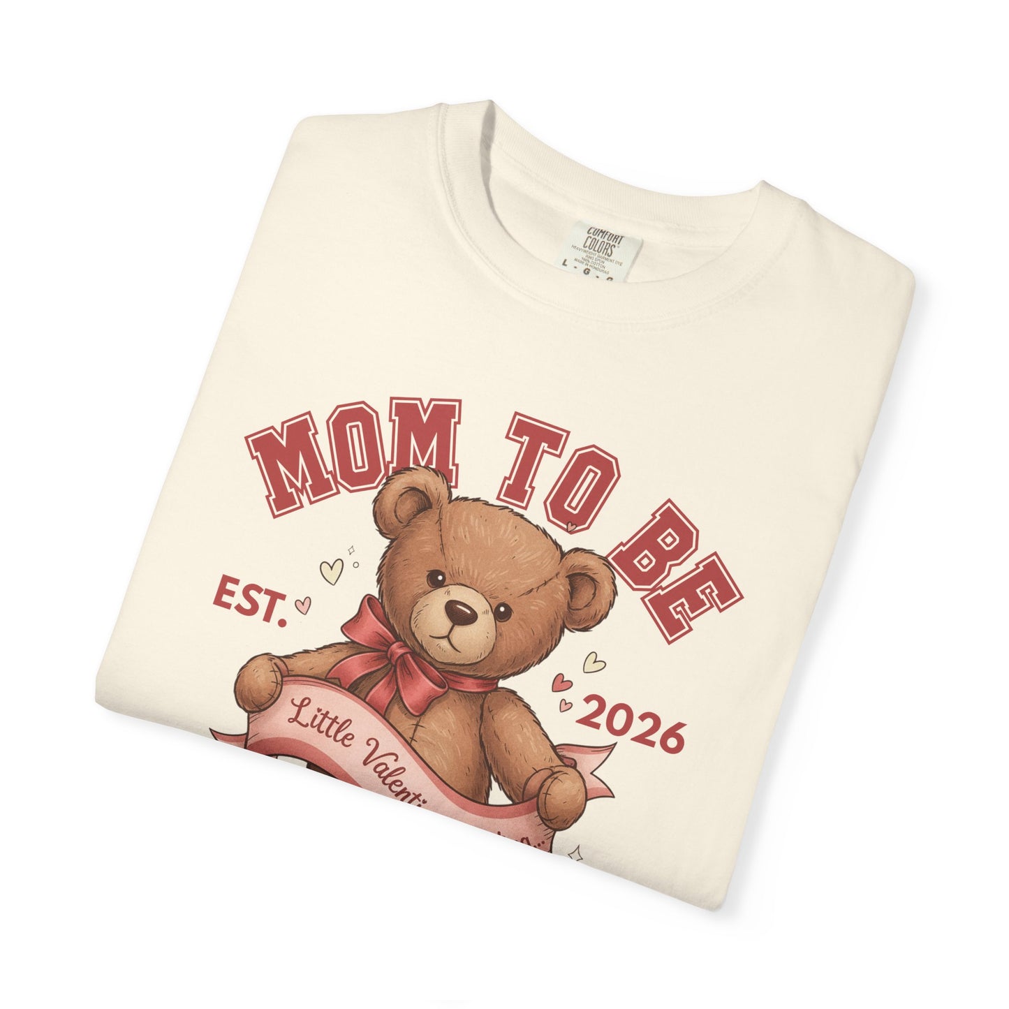 Mom-To-Be Valentine Teddy Bear Shirt