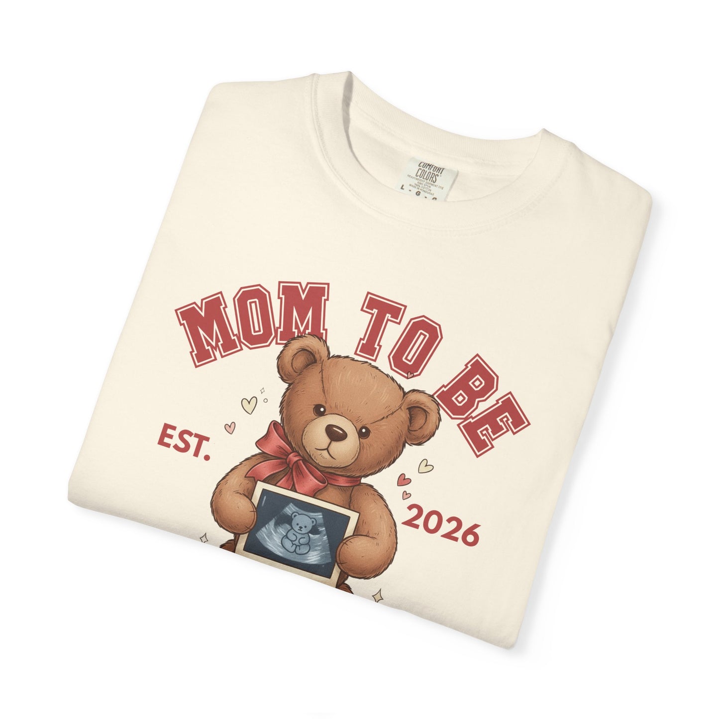 Mom-To-Be Valentine Teddy Bear Shirt