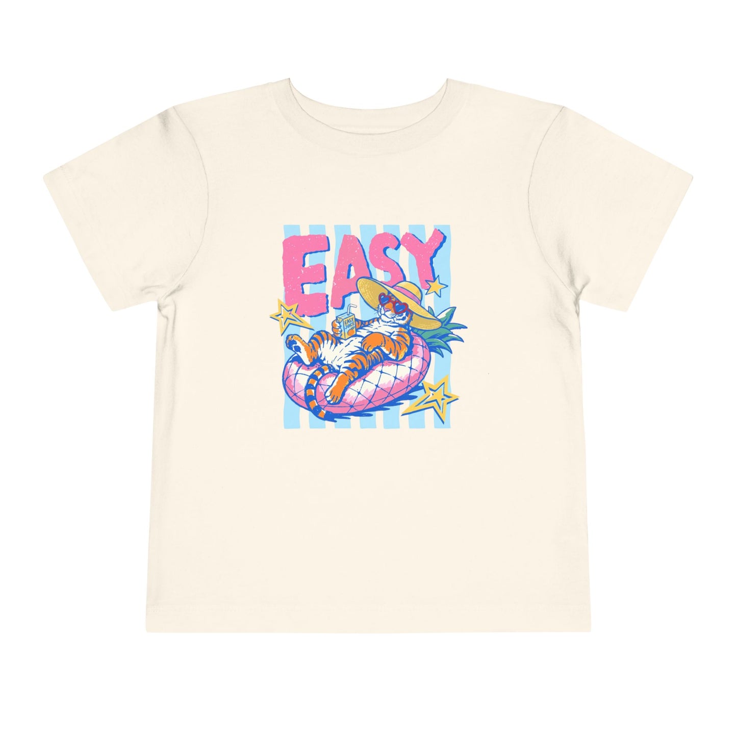 natural youth graphic t-shirt Retro tiger summer shirt for kids with retro easy tiger summer design 